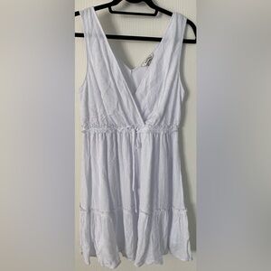 Speechless White Textured Sleeveless Top